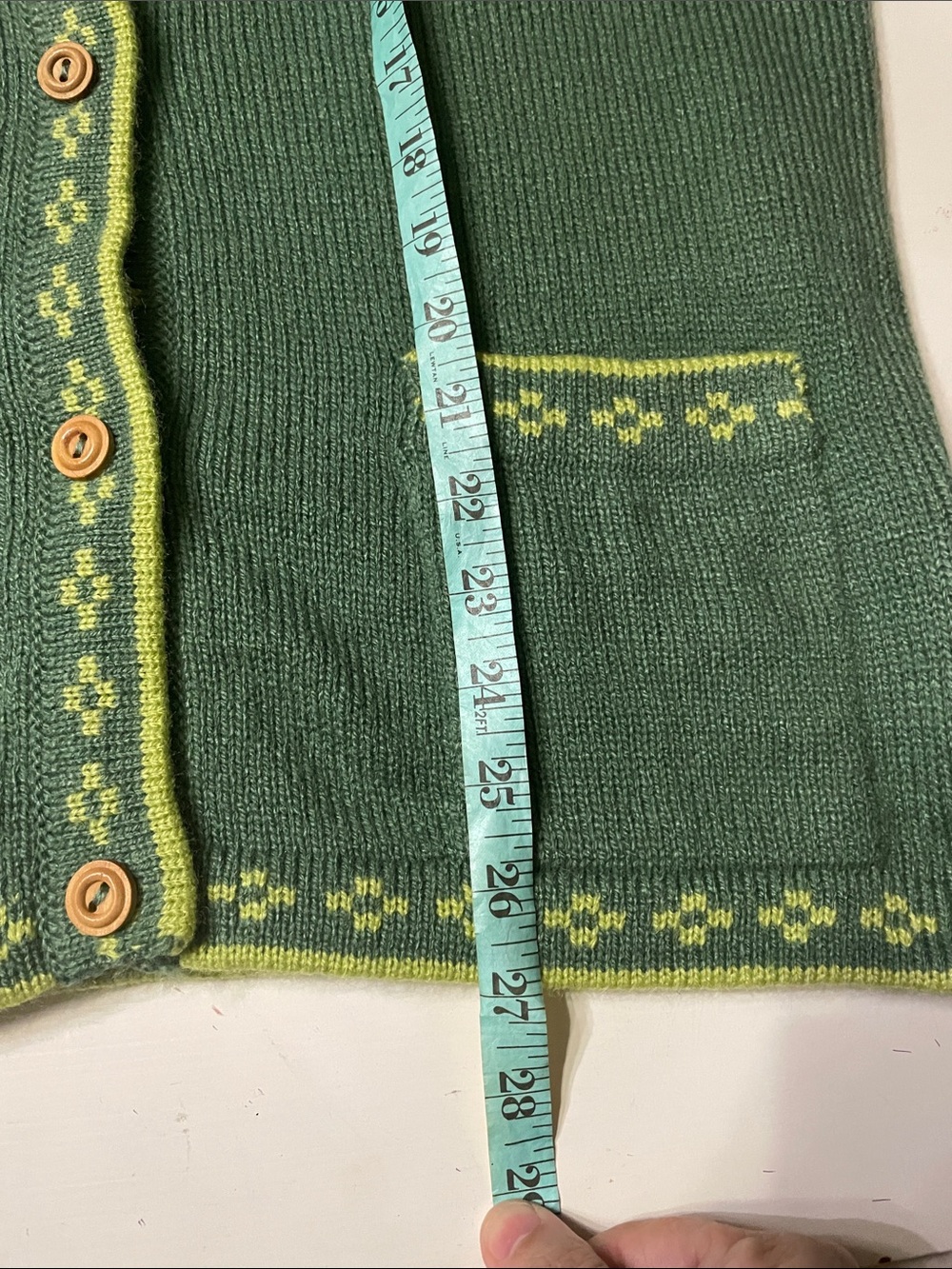Gamboa Alpaca Wool cardigan made in Peru medium - Picture 7 of 8